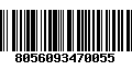 Código de Barras 8056093470055