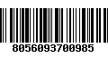 Código de Barras 8056093700985