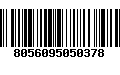 Código de Barras 8056095050378