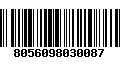 Código de Barras 8056098030087