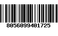 Código de Barras 8056099401725