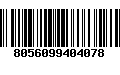 Código de Barras 8056099404078