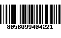 Código de Barras 8056099404221