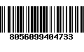 Código de Barras 8056099404733