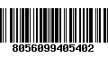 Código de Barras 8056099405402