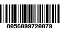 Código de Barras 8056099720079