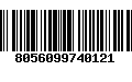 Código de Barras 8056099740121