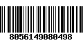 Código de Barras 8056149080498