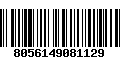 Código de Barras 8056149081129