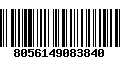 Código de Barras 8056149083840