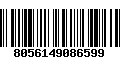 Código de Barras 8056149086599