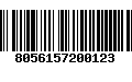 Código de Barras 8056157200123