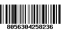 Código de Barras 8056304258236