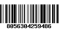 Código de Barras 8056304259486
