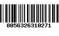 Código de Barras 8056326310271