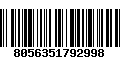 Código de Barras 8056351792998