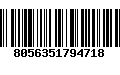 Código de Barras 8056351794718