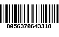 Código de Barras 8056370643318