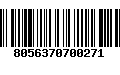 Código de Barras 8056370700271