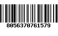 Código de Barras 8056370761579