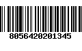 Código de Barras 8056420201345