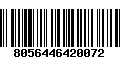 Código de Barras 8056446420072