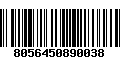 Código de Barras 8056450890038