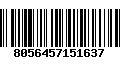 Código de Barras 8056457151637