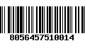 Código de Barras 8056457510014