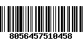 Código de Barras 8056457510458