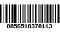 Código de Barras 8056518370113