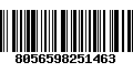 Código de Barras 8056598251463