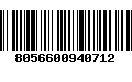 Código de Barras 8056600940712