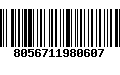 Código de Barras 8056711980607