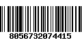 Código de Barras 8056732074415