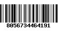 Código de Barras 8056734464191