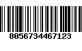 Código de Barras 8056734467123