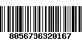 Código de Barras 8056736320167