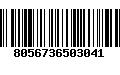 Código de Barras 8056736503041