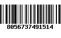 Código de Barras 8056737491514