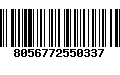 Código de Barras 8056772550337