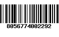 Código de Barras 8056774002292