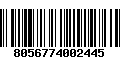 Código de Barras 8056774002445