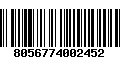 Código de Barras 8056774002452