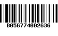 Código de Barras 8056774002636