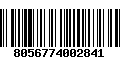 Código de Barras 8056774002841