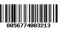 Código de Barras 8056774003213