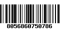 Código de Barras 8056860750786