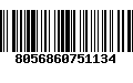 Código de Barras 8056860751134