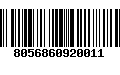 Código de Barras 8056860920011